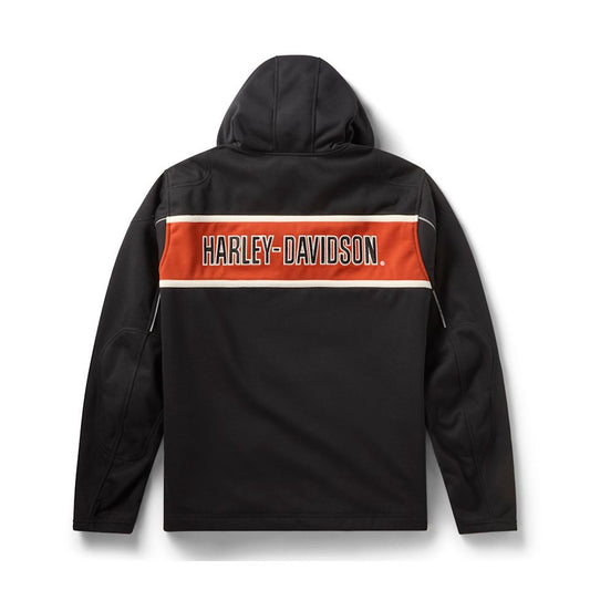 Harley-Davidson® Men's H-D Trenton Deflector 2.0 Hooded Riding Fleece