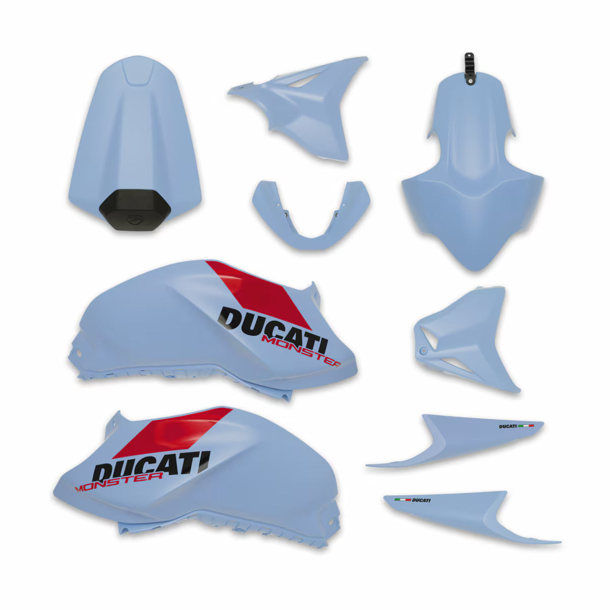 Ducati Customised Fairings - Light Blue