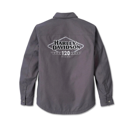 Harley-Davidson® Men's 120th Anniversary Operative Riding Shirt Jacket