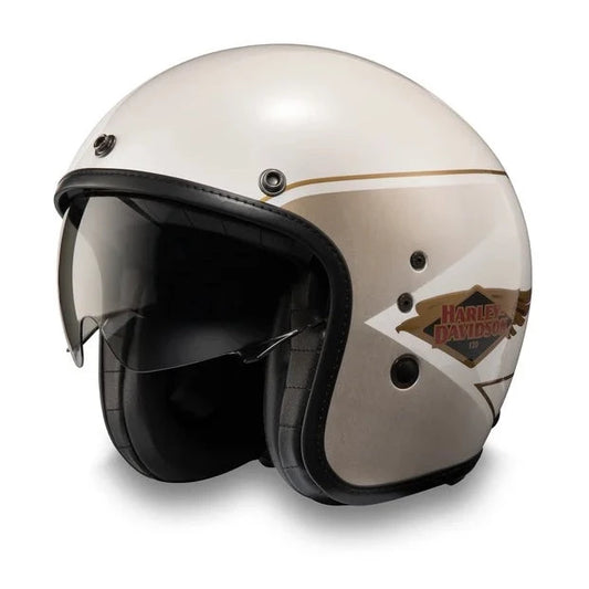Harley-Davidson® 120th Anniversary Diamond X14 Sun Shield 3/4 Helmet