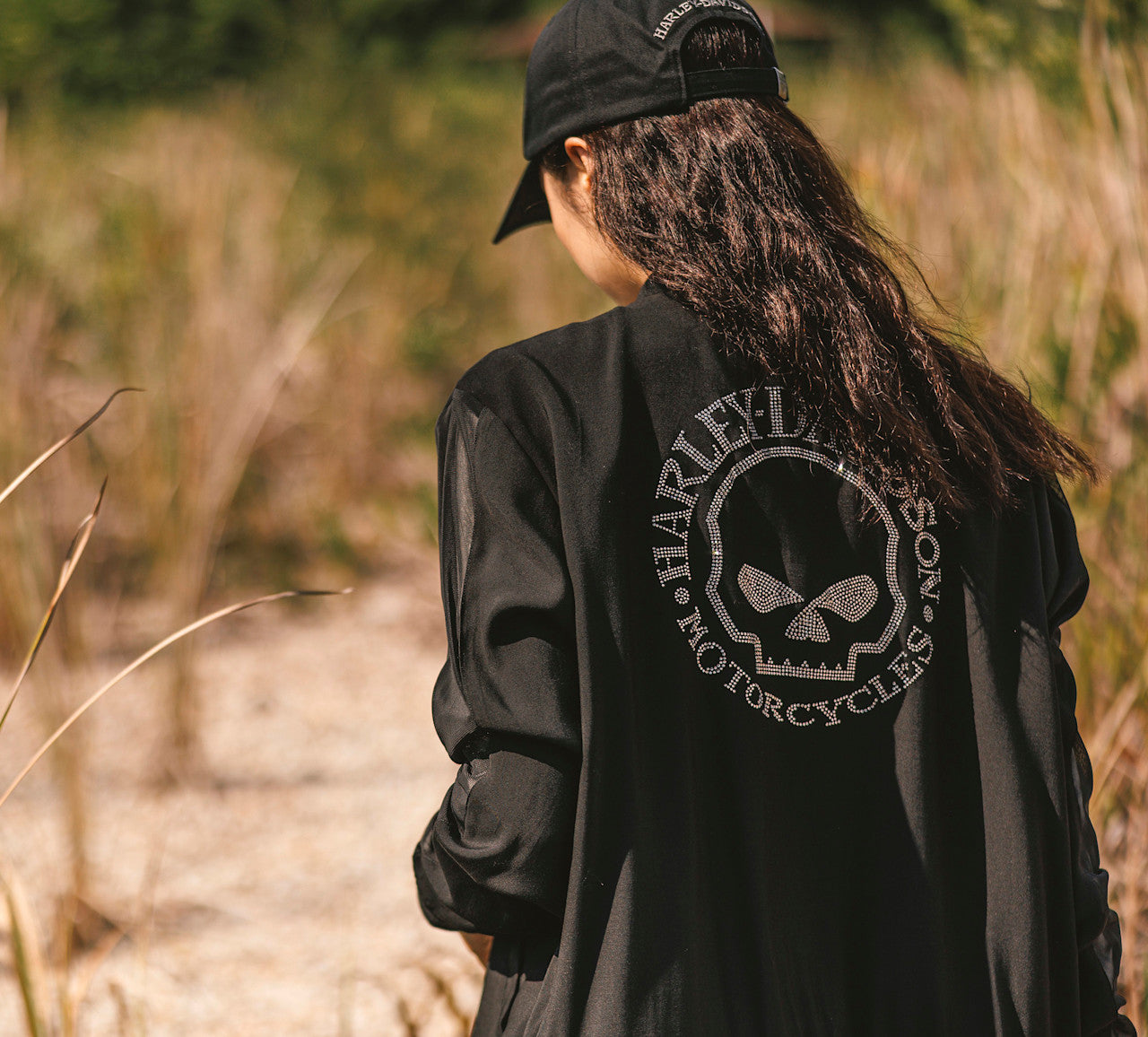 Harley-Davidson® Women's Willie G Skull Bling Bomber