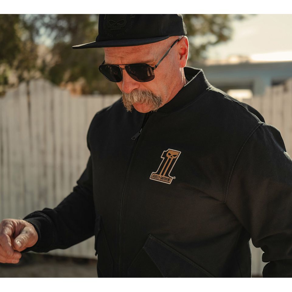Harley-Davidson® Men's Willie G Dark Custom Bomber Jacket
