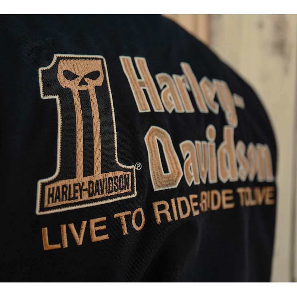 Harley-Davidson® Men's Willie G Dark Custom Bomber Jacket