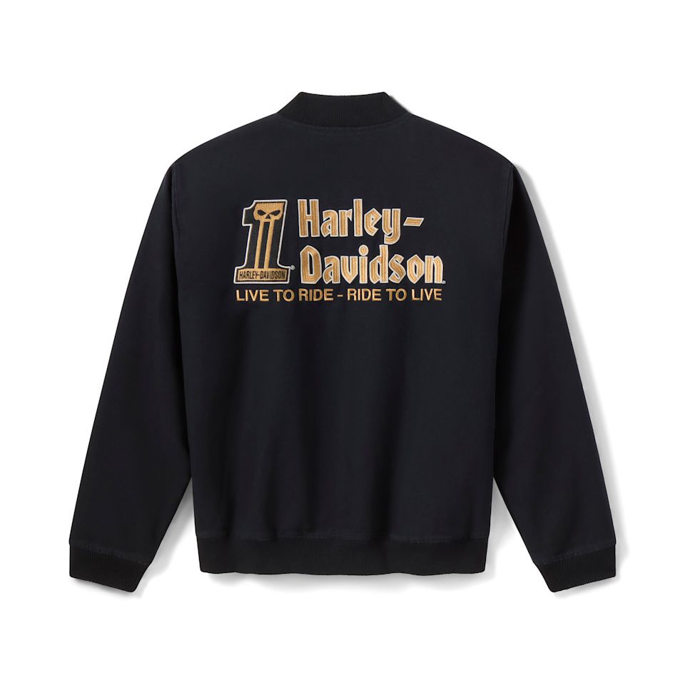 Harley-Davidson® Men's Willie G Dark Custom Bomber Jacket