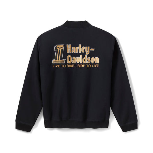 Harley-Davidson® Men's Willie G Dark Custom Bomber Jacket