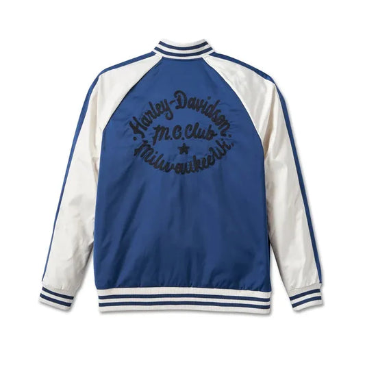 Harley-Davidson® Men's Club Crew Jacket - Ensign Blue