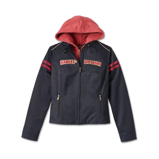 Harley-Davidson® Women's 120th Anniversary Miss Enthusiast 3-in-1 Outerwear Jacket