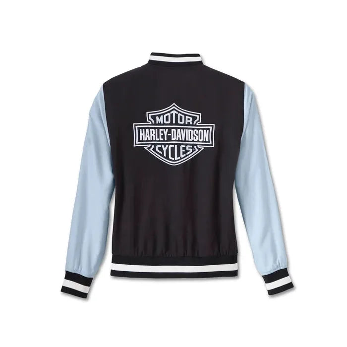 Harley-Davidson® Women's Classic Bar & Shield Varsity Style Bomber Jacket