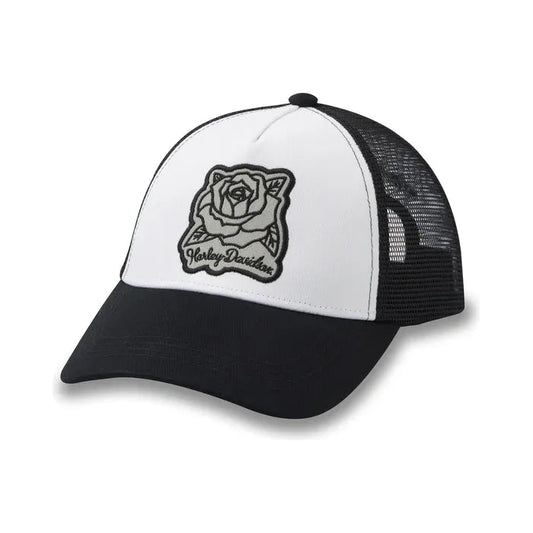 Harley-Davidson® Women's Rosebud Trucker Cap