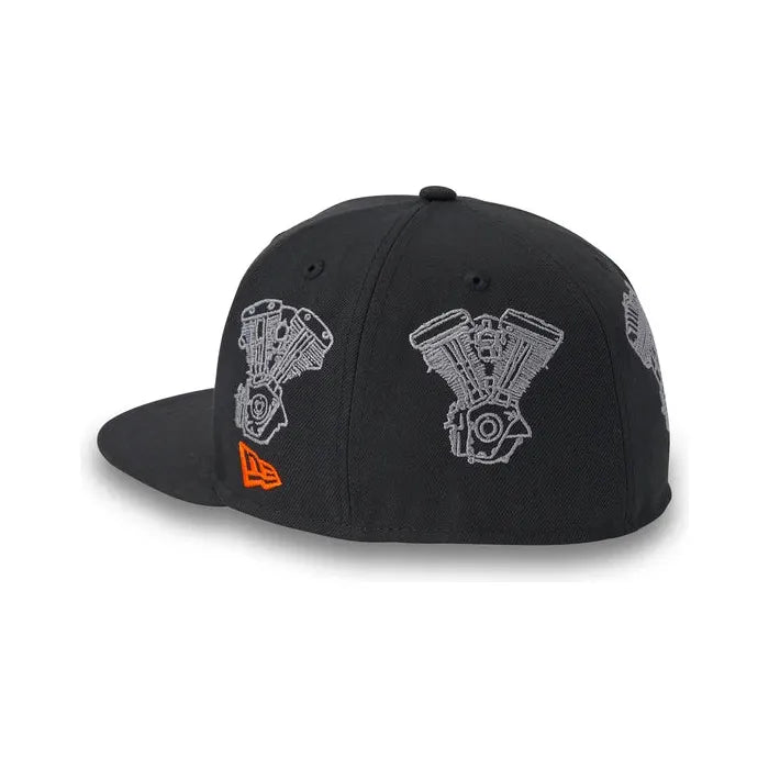 Harley-Davidson® V-Twin Engine 59FIFTY Cap - Harley Black