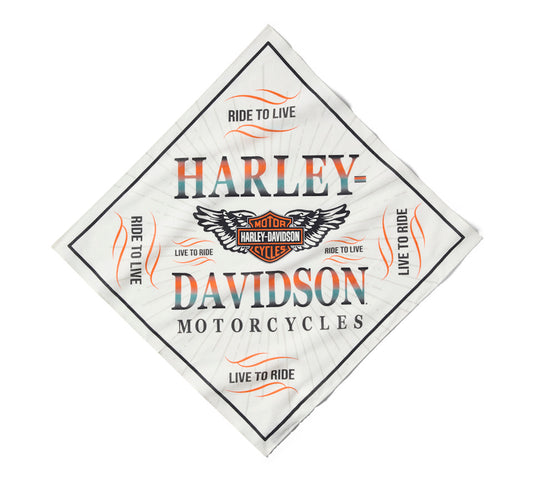 Harley-Davidson® Women's Ombre Harley-Davidson Bandana - Cloud Dancer