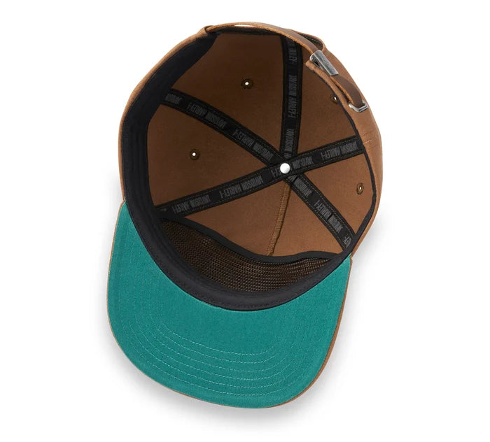 Harley-Davidson® Cowboy 5-Panel Strapback Cap - Toffee