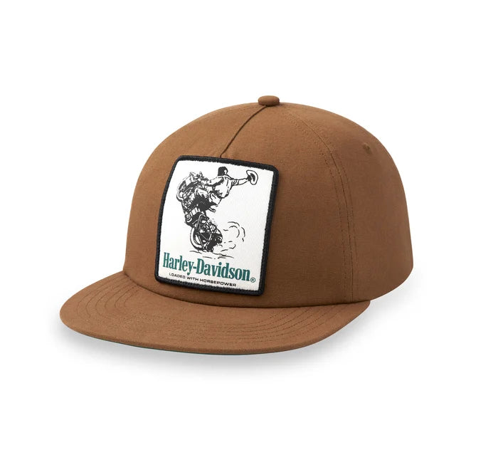 Harley-Davidson® Cowboy 5-Panel Strapback Cap - Toffee