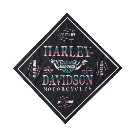 Harley-Davidson® Women's Ombre Harley-Davidson Bandana - Harley Black