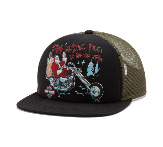 Harley-Davidson® Men's Harley Santa Trucker Cap