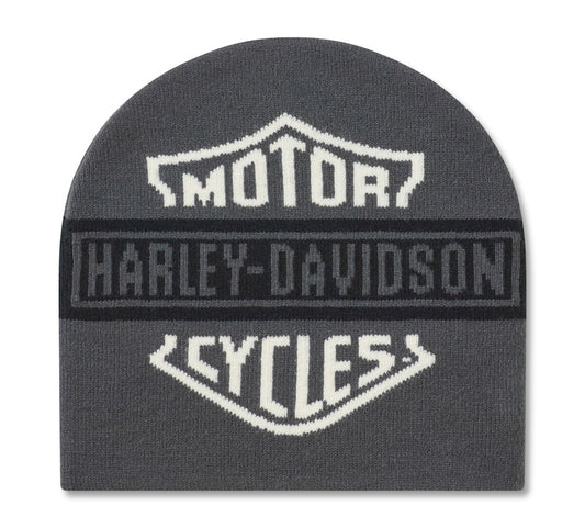 Harley-Davidson® Men's H-D Essential Colorblock Beanie - Asphalt
