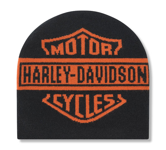 Harley-Davidson® Men's H-D Essential Colorblock Beanie - Harley Black