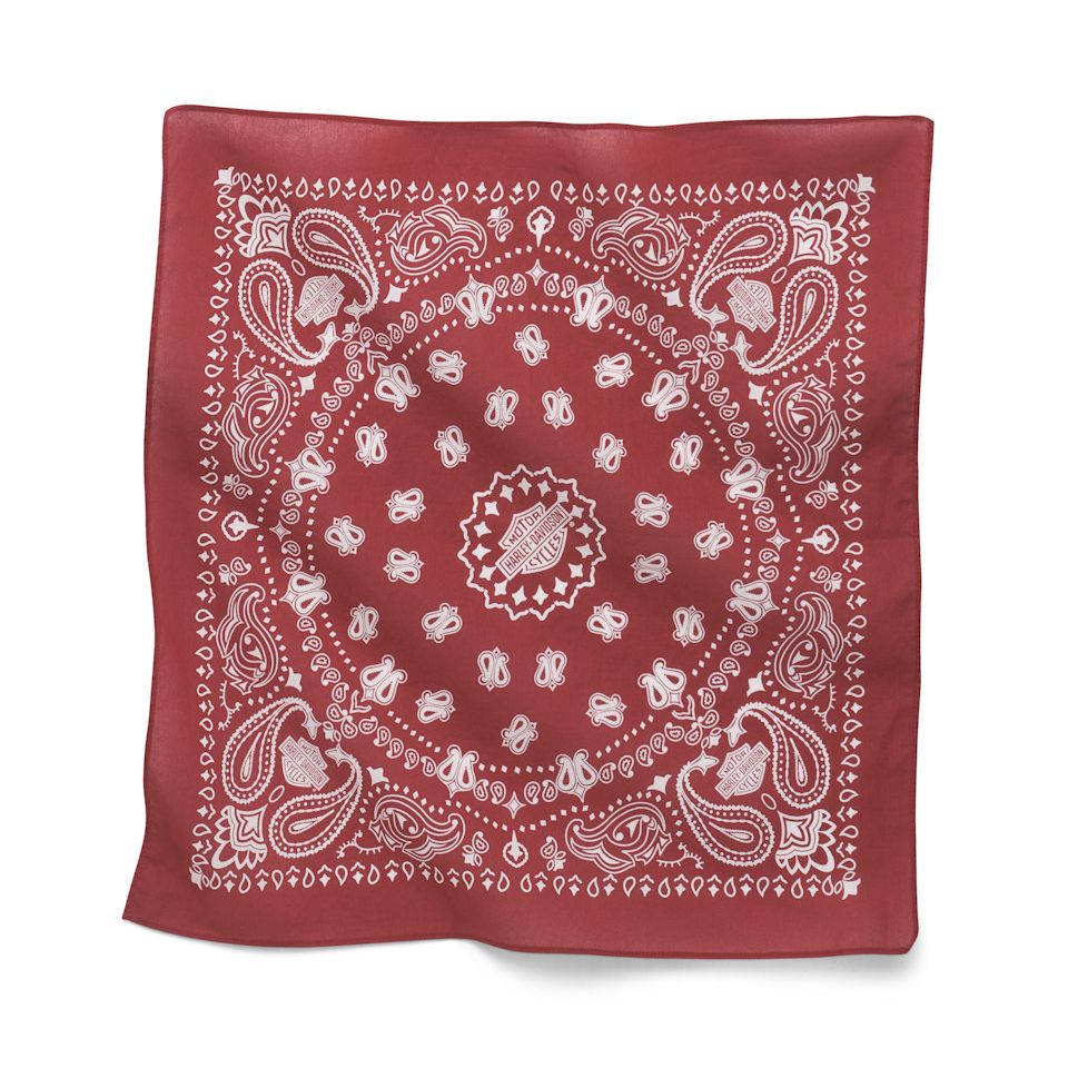 Harley-Davidson® American Heritage Oversized Bandana - Red