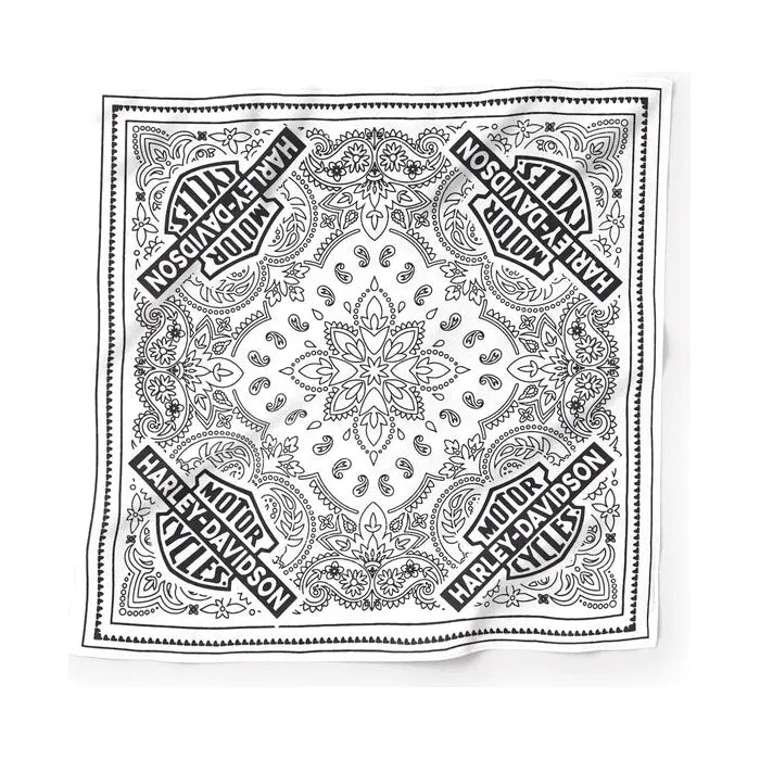 Harley-Davidson® Bar & Shield Classic Bandana - Cloud Dancer