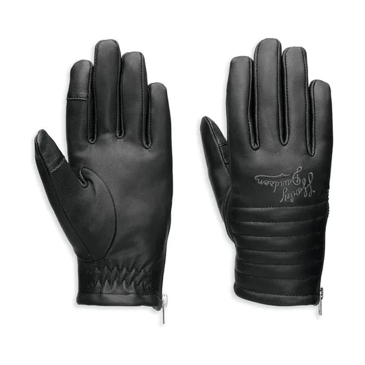 Harley-Davidson® Women's Journey Leather Glove - Black