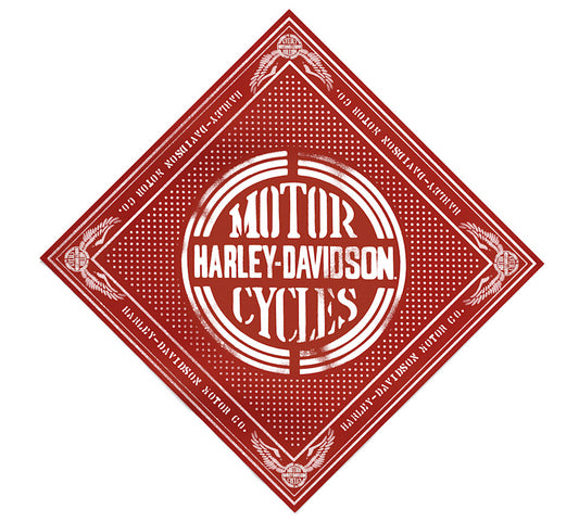 Harley-Davidson® H-D American Classic Bandana - Barn Red