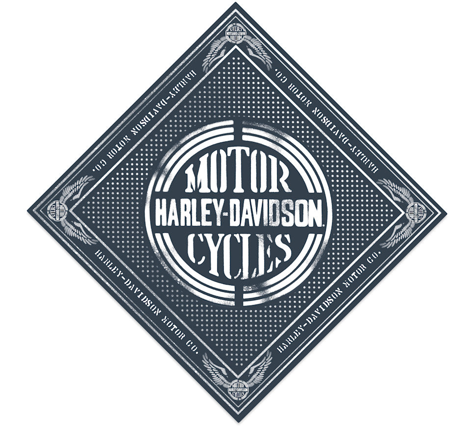 Harley-Davidson® H-D American Classic Bandana - Dark Navy