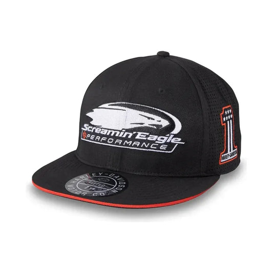 Harley-Davidson® Screamin' Eagle Fitted Baseball Cap - Harley Black