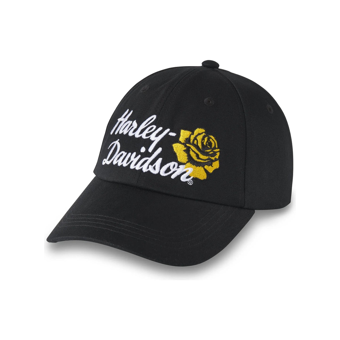 Harley-Davidson® Rose Racer Adjustable Baseball Cap - Harley Black