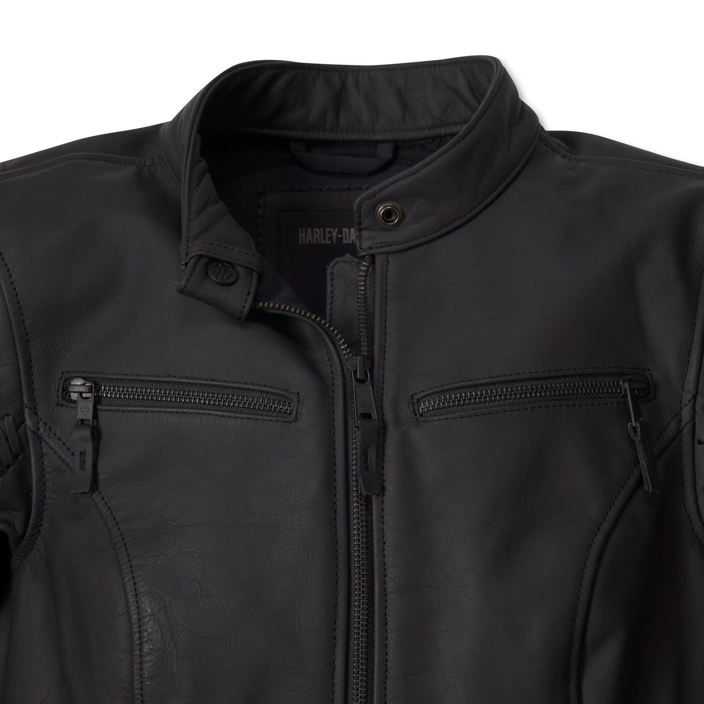 Harley-Davidson® Women's Leather Jacket Moxie Willie G Laced - Black