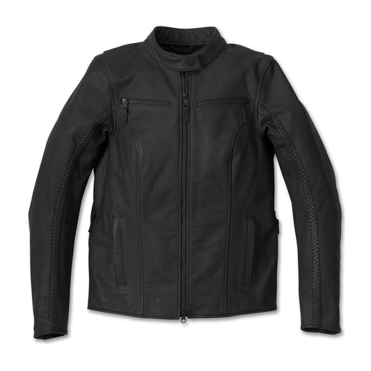 Harley-Davidson® Women's Leather Jacket Moxie Willie G Laced - Black