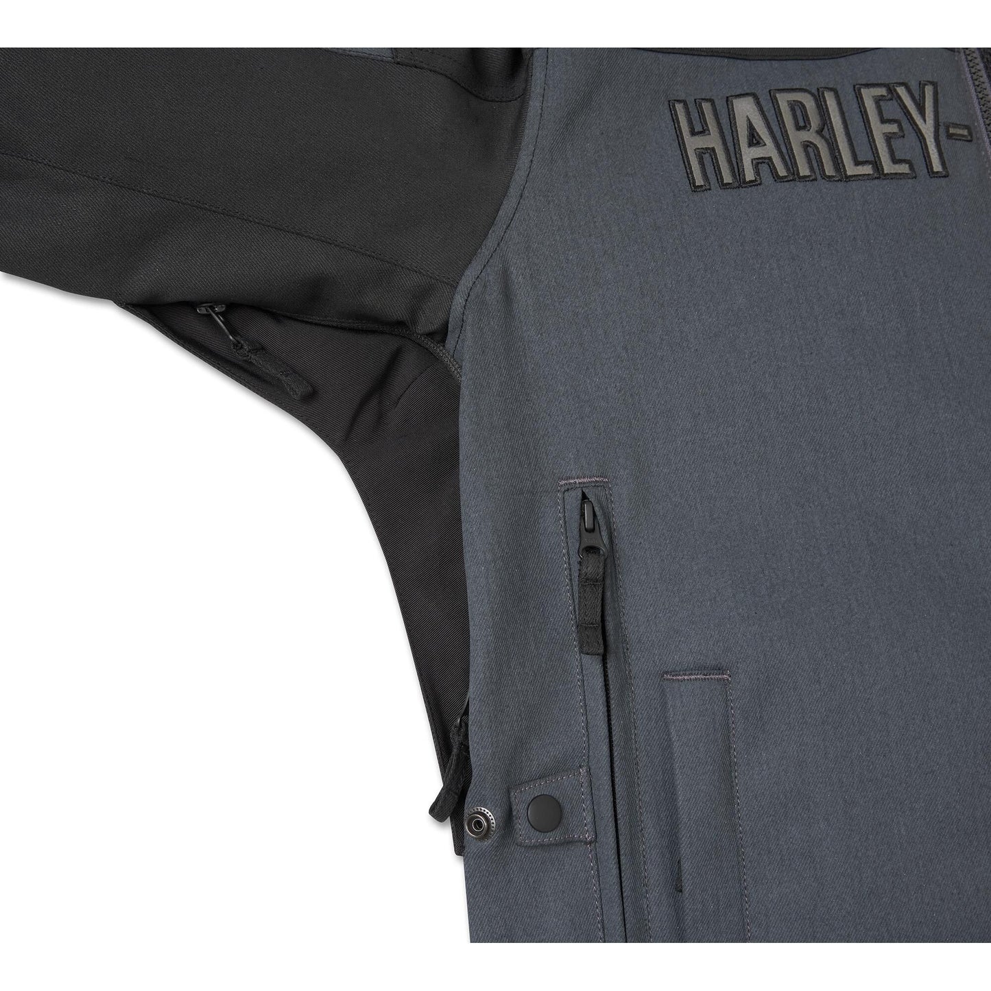 Harley-Davidson® Men's Willie G Skull Graphic Triple Vent System 2.0 Textile Riding Jacket