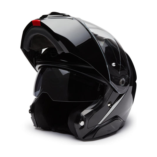 H-D Capstone Sun Shield III H35 Modular Helmet-Gloss Black