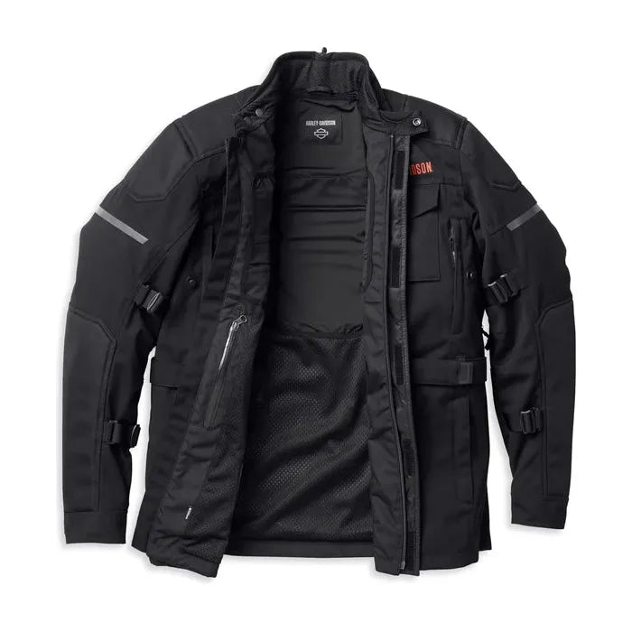 Harley-Davidson® Men's Quest Triple Vent System Jacket - Black