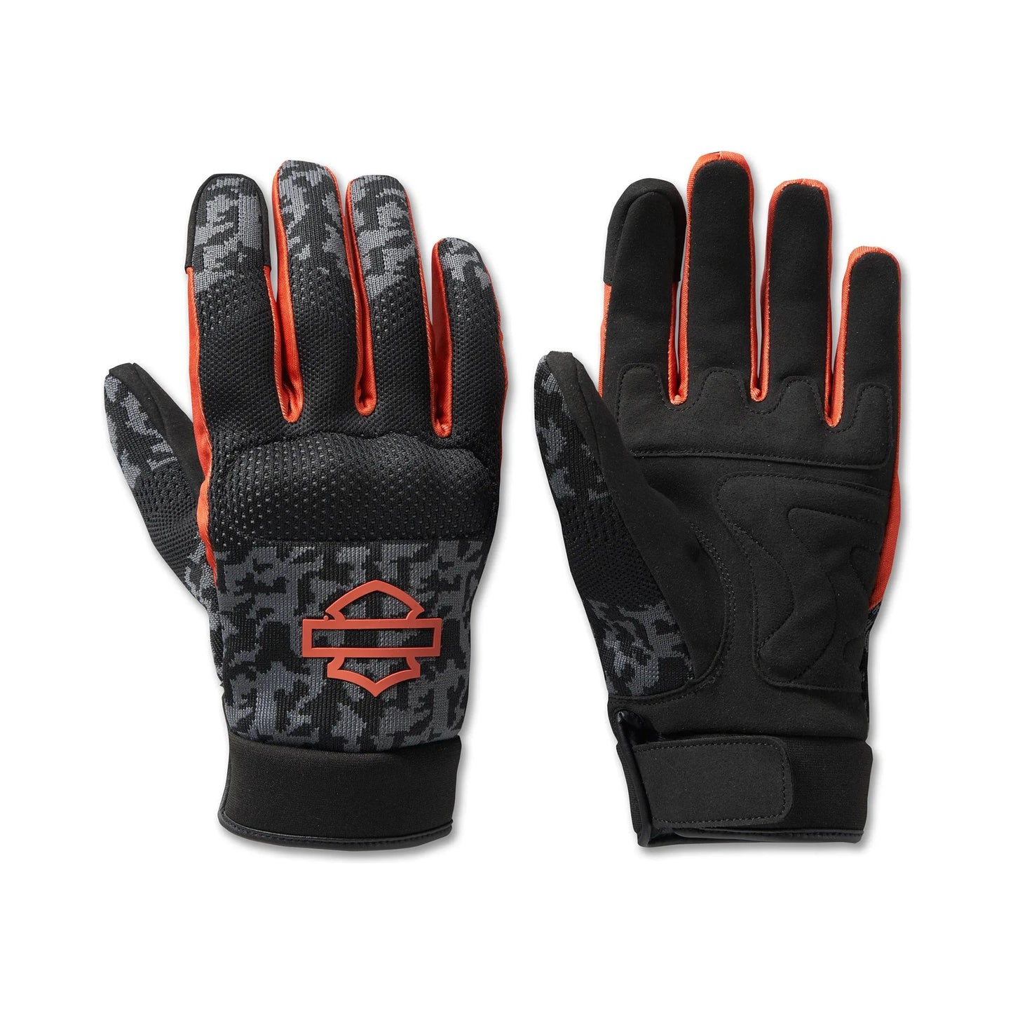 Harley-Davidson® Men's Dyna Knit Mesh Gloves - Camo - Asphalt