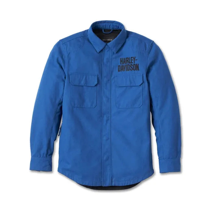 Harley-Davidson® Men's Operative Riding Shirt Jacket - True Blue