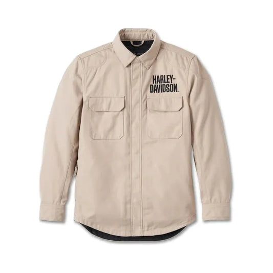 Harley-Davidson® Men's Operative Riding Shirt Jacket - Tan