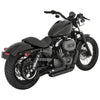 Vance & Hines, 2-1/2" shortshots staggered exhaust black Sportster 2004-2013 Vance and Hines part number47219