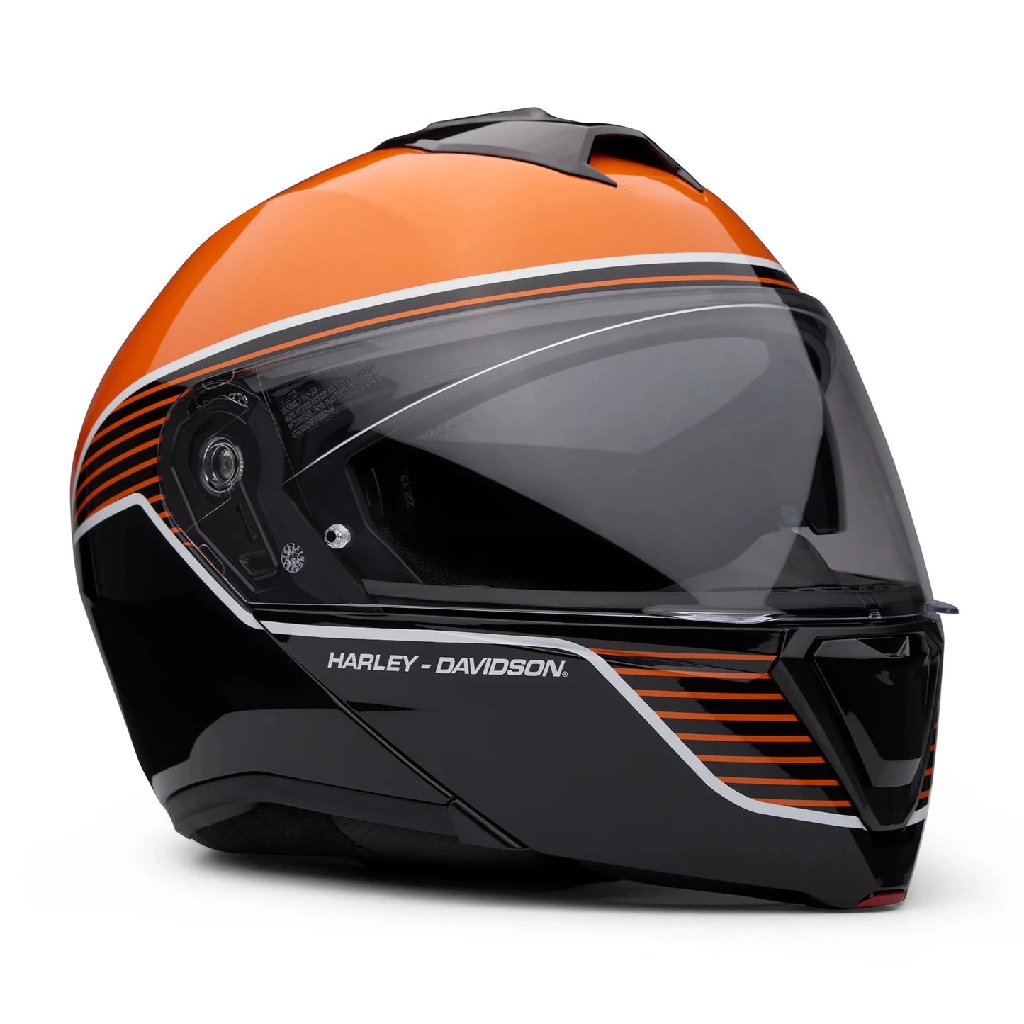 Harley-Davidson® Capstone Sun Shield II H31 Modular Helmet - Black & Orange