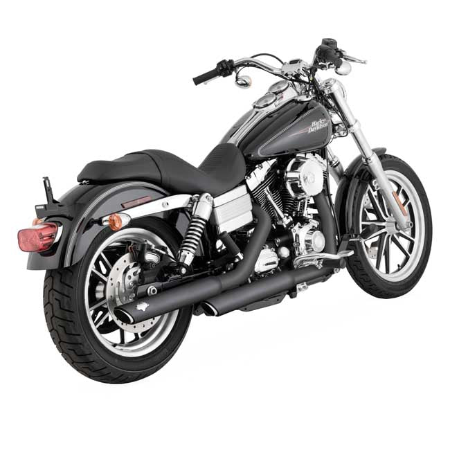 Vance & Hines, Twin Slash 3" slip-ons 1991-2016 Dyna Black ceramic