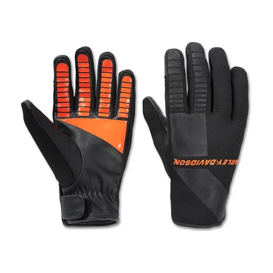 Harley-Davidson® Men's H-D Waterproof Dyna Knit Mixed Media Gloves