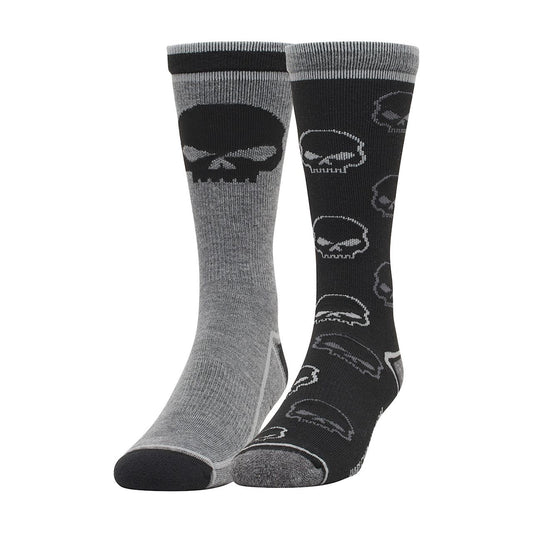 Harley-Davidson®  Willie G Crew Sock 2 Pack