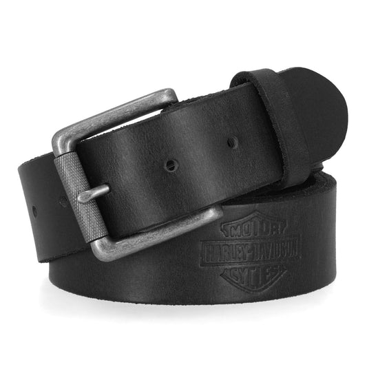 Harley-Davidson® Bar & Shield Logo Repeat Belt - Black