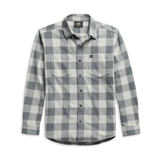 Harley-Davidson® Men's #1 Logo Plaid Shirt