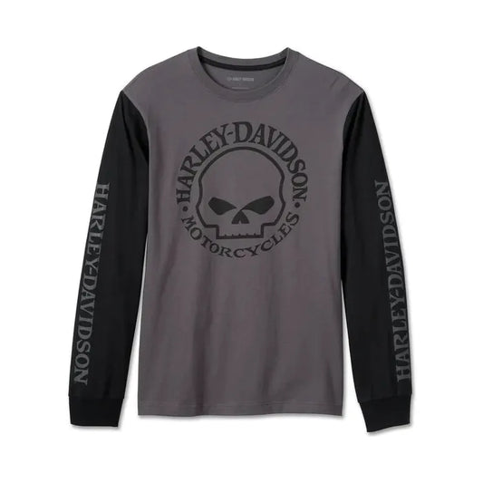 Harley-Davidson® Men's Willie G Skull Long Sleeve Tee