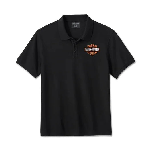 Harley-Davidson® Men's Bar & Shield Polo Shirt - Harley Black
