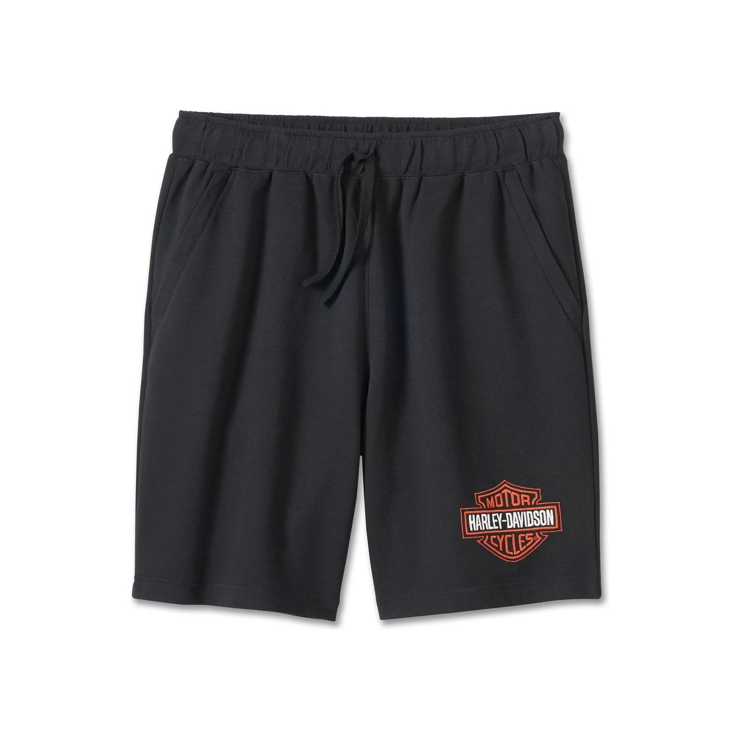 Harley-Davidson® Men's Bar & Shield Fleece Shorts - Harley Black