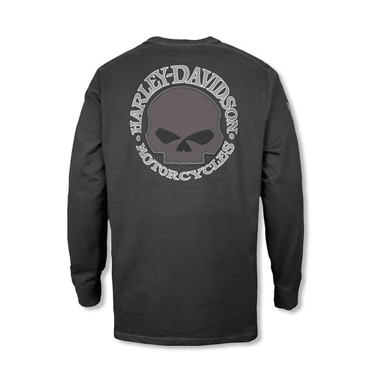Harley-Davidson® Willie G ™ Skull Long Sleeve Tee - Harley Black