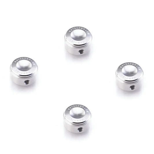 Triumph Headbolt Covers - Silver