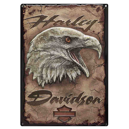 Harley-Davidson® Eagle Card Tin Sign