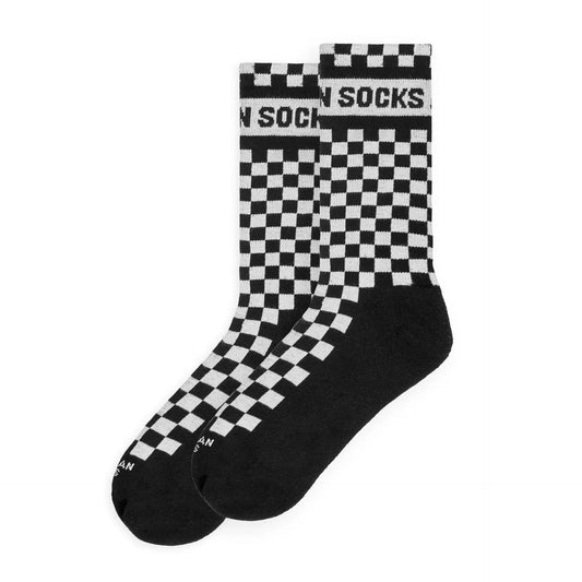 American Socks Checkerboard Socks - Black